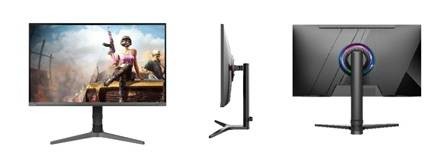 МОНИТОР 32" BRAVUS BVGQ3227P Black с поворотом экрана (IPS, 2560x1440, 165Hz, 178°/178°, 1 ms, 250 cd/m, 20M:1,+HDMI,DP)