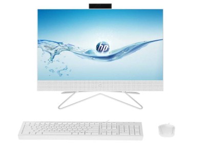 Моноблок HP 24-df0126ur 23.8" FHD, AMD R3-3250U, 8Gb, 256Gb SSD, no ODD, Win10, белый