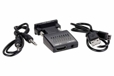 Переходник HDMI(F) --> VGA(M)+audio,1080*60Hz, VCOM <CA336A>