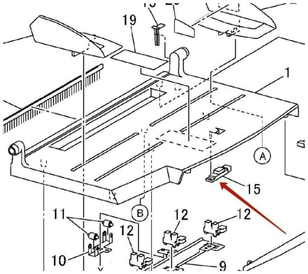 Датчик XEROX WCP 7132