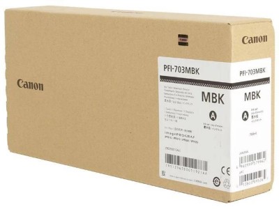 Картридж CANON PFI-703 MBK матовый черный,  700 мл