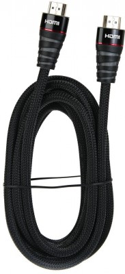 Кабель HDMI 19M/M ver. 2.0 черные коннекторы, 3m VCOM <CG526S-B-3M> Blister VCOM HDMI (m) - HDMI (m) 3м