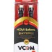Кабель HDMI 19M/M ver. 2.0 черные коннекторы, 3m VCOM <CG526S-B-3M> Blister VCOM HDMI (m) - HDMI (m) 3м