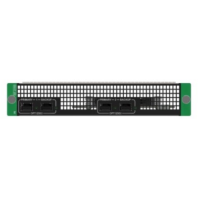 IP-карта входа Pixelhue [Q8_ST2110_4X25G OPT Input cardI] ST2110 (4x25G оптических порта) для Q8: приём IP-видео по SMPTE ST2110 через 25G оптику.