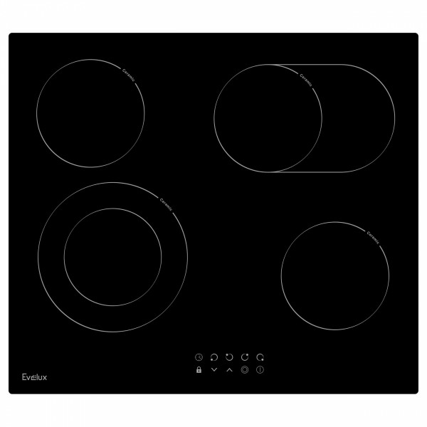 Встраиваемая варочная панель электрическая EVELUX HEV 642 B