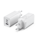 Сетевое зарядное устройство Vention на 3 порта 65W USB (C+C+A) 2.4A Белый Vention FEDW0-EU