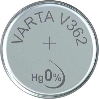 Батарейка Varta 362 (SR721SW) BL1 Silver Oxide 1.55V (1/10/100) (1 шт.) Varta SILVER OXIDE SR721SW (00362101111)