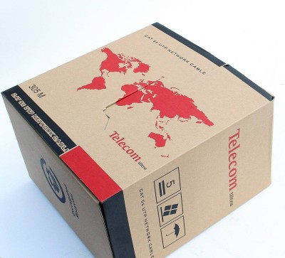 Кабель UTP 4 пары "Telecom Ultra" Light кат.5е (бухта 305м) p/n:TUS44040E, TELECOM