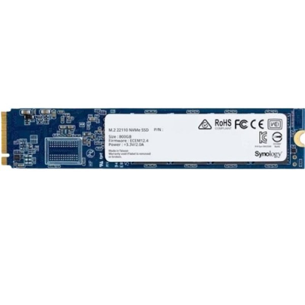 Synology SNV5420-800G Жесткий диск SSD M.2 NVMe, 800Gb, NVMe PCIe 3.0 x4, M.2 2280, R3000/W1000 MB/s, IOPS 400K/70K