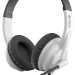 Наушники с микрофоном A4Tech HU-10/USB/BLACK+WHITE