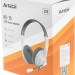 Наушники с микрофоном A4Tech HU-10/USB/BLACK+WHITE
