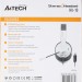 Наушники с микрофоном A4Tech HU-10/USB/BLACK+WHITE