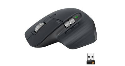 Logitech Мышь беспроводная MX MASTER 3, оптическая, 4000 dpi, Bluetooth/Радио, Li-pol, графитовый.