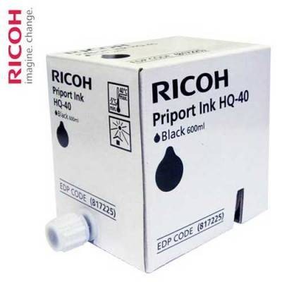 Чернила для дупликатора RICOH тип HQ40 Priport DD 4450/ DX 4542 4545/ JP 4500 черный (817225) 5pcs * 600ml