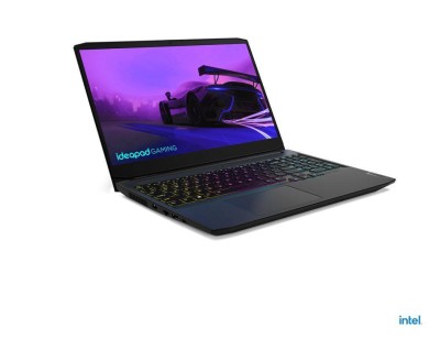 Ноутбук Lenovo Gaming3 15IHU6 15.6" FHD, Intel Core i5-11300H, 8Gb, 512Gb SSD, NVidia RTX3050 4Gb, no ODD, Win11, черный