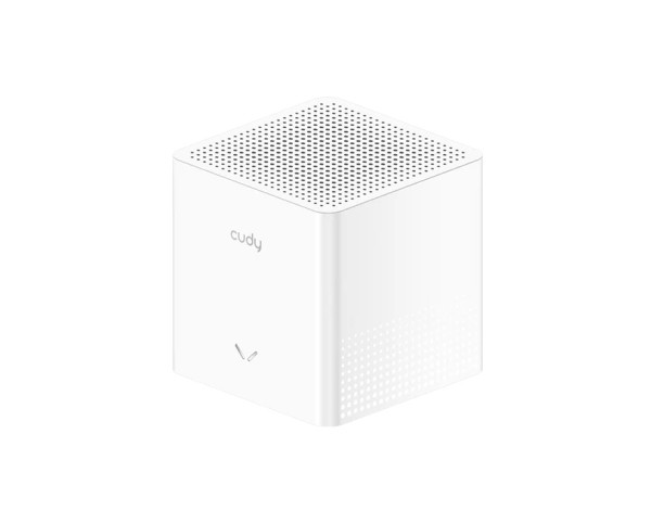 Cudy M3000S(1-Pack) 1.0 Гигабитная Mesh-система Wi-Fi 6 AX3000, 2,4/5 ГГц, до 2976 Мбит/с, 2x1 Гбит/с, Cudy Mesh, белый