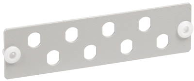 Панель для 8-ми оптических адаптеров (FC или ST в 19" кросс) ITK FOBX-P8-FX