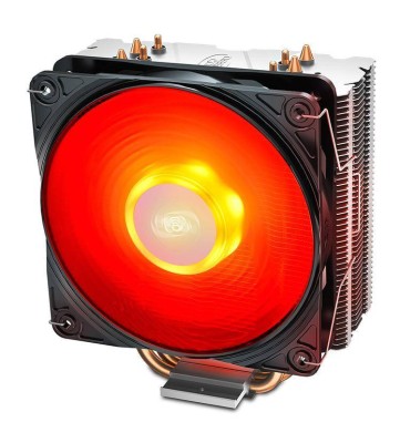 Кулер CPU DEEPCOOL GAMMAXX 400 V2 RED (универсальный, 180W, 27.8 dB, 500-1650 rpm, 120мм, 4pin, медь+ алюминий, подсветк