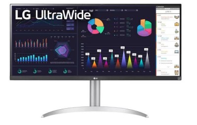 МОНИТОР 34" LG 34WQ650-W (IPS, 2560x1080, 100Hz, 5ms, 178°/178°, 500 cd/m, 1000:1, + DP, +2хHDMI, +USB-C, +MM)