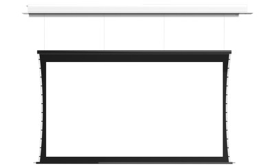 [LMRWC-100205] Встраиваемый экран с электроприводом Lumien [Master Recessed Wire Control] 289x461 см (раб. область 269х431 см) (200"), Matte White черн. кайма по периметру, верх.кайма 10 см, 16:10, RF управление входит в комплект