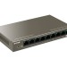 IP-COM G1109P-8-102W Коммутатор неуправляемый PoE, 9 портов, 9x1 Гбит/с, PoE 8х92 Вт, настольный
