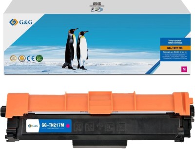 Тонер-картридж G&G, аналог Brother TN-217M красный 2.3k