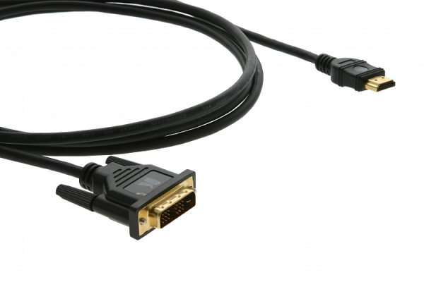 Кабель HDMI-DVI  (Вилка - Вилка), 1,8 м Kramer C-HM/DM-6