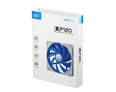 Вентилятор DEEPCOOL UF120 (120мм, 18-20dB, 500-1500 rpm, 4pin) RTL