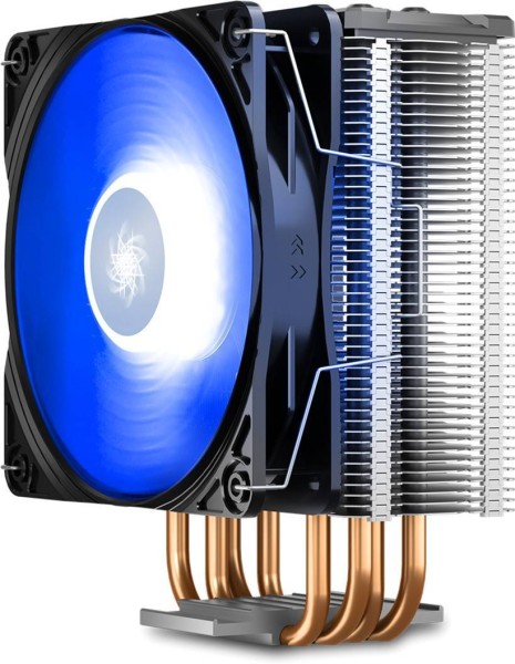 Кулер CPU DEEPCOOL GAMMAXX GTE V2 (универсальный, 180W, 27.8dB, 500-1650 rpm, 120мм, 4pin, медь+ алюминий, подсветка) RT