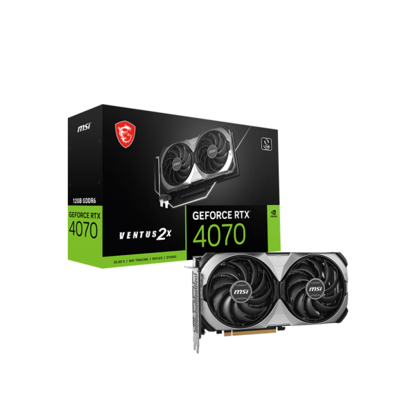 Видеокарта MSI GeForce RTX 4070 VENTUS 2X E1 12G OC