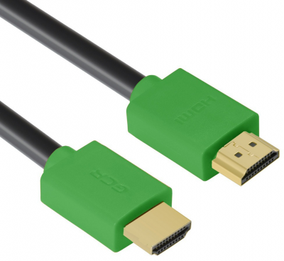 Кабель 0.5m HDMI версия 2.0 Greenconnect GCR-HM421-0.5m 