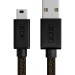 GCR Кабель PROF 2.0m USB 2.0, AM/mini 5P, черно-прозрачный, 28/24 AWG, экран, армированный, морозостойкий, GCR-50920 Кабель Greenconnect 2 м (GCR-50920)