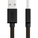 GCR Кабель PROF 2.0m USB 2.0, AM/mini 5P, черно-прозрачный, 28/24 AWG, экран, армированный, морозостойкий, GCR-50920 Кабель Greenconnect 2 м (GCR-50920)