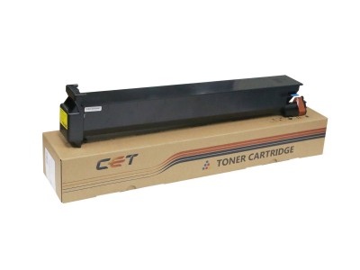 Тонер-картридж для KONICA MINOLTA Bizhub C200/C203/C253/C353 Yellow, 360г, 20000 стр. (TN-213Y/TN-214Y/TN-314Y) CET