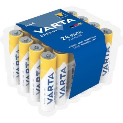 Батарейка Varta ENERGY LR03 AAA BOX24 Alkaline 1.5V (4103) (24/288) (24 шт.) VARTA 04103229224