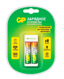 Зарядное устройство E211 для АА и ААА аккумуляторов, GP 4610116225233