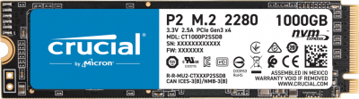 Твердотельный накопитель Crucial P2 CT1000P2SSD8