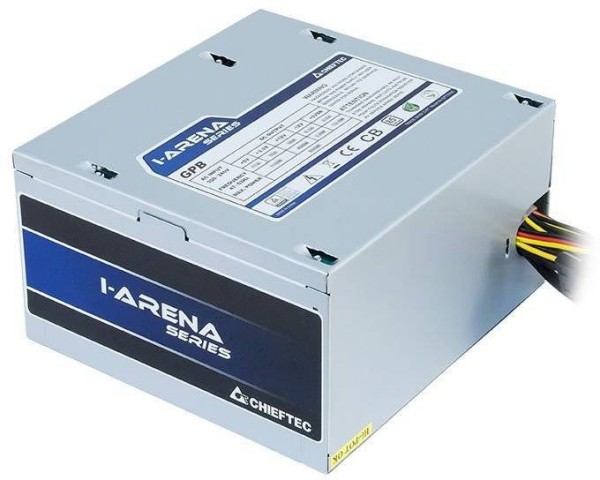 Блок питания Chieftec iARENA GPB-450S <450W, (20+4+4+4) pin, (6+2) pin, 5xSATA, Molex, 12 см, 85%, Active PFC, ATX> OEM
