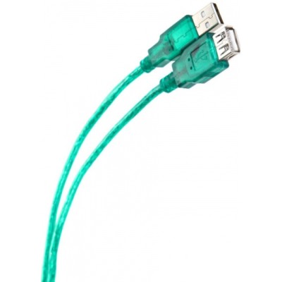 Кабель удлинительный USB2.0 AM/AF1.8m прозрачная изоляция Aopen/Qust (ACU202-1.8MTG)