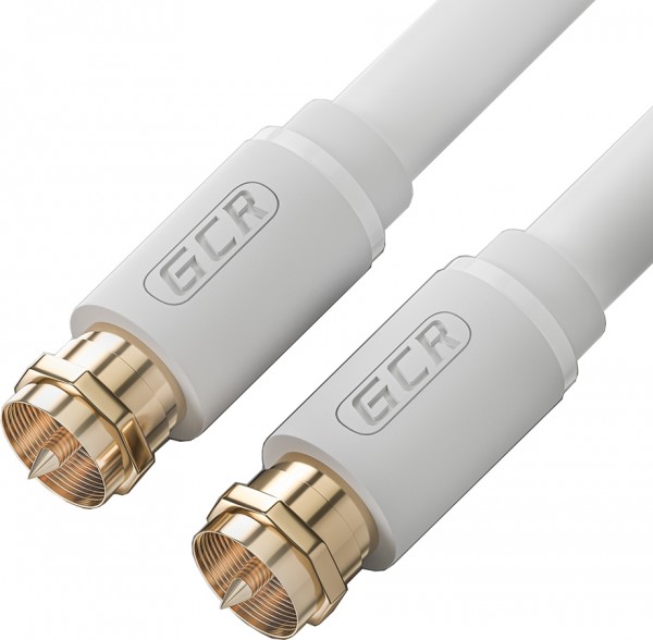 GCR Кабель 3.0m антенный (коаксиальный) Male F81 / Male F81, резьба, GCR-51824 Greenconnect Male F81 - Male F81 3м