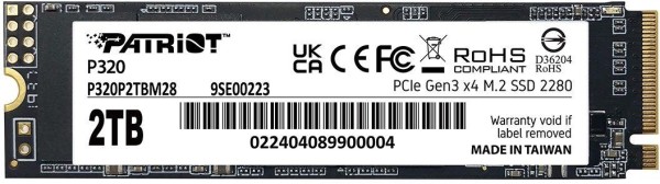 Накопитель SSD Patriot P320P2TBM28