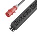 Панель распределения ONTEK PDU Basic OBPA10 вертикальная 32A/3ф, с авт. выключателем, выход - C13 x 38 шт. / C19 x 10 шт., кабель 1.8 м, IEC60309 5p