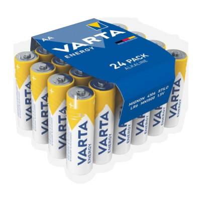 Батарейка Varta ENERGY LR6 AA BOX24 Alkaline 1.5V (4106) (24/288) (24 шт.) VARTA 04106229224