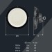 Светильник для высоких пролетов промышленный хайбей ДСП IEK LT-DSP0-4025-250-50-K02