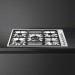 Встраиваемые газовые панели Smeg Smeg Classica PGF95-4