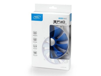 Вентилятор DEEPCOOL UF140 (140мм, 17-27dB, 700-1200 rpm, 4pin) RTL