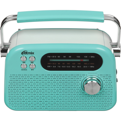 Радиоприёмник портативный RITMIX RPR-045 Лазурный