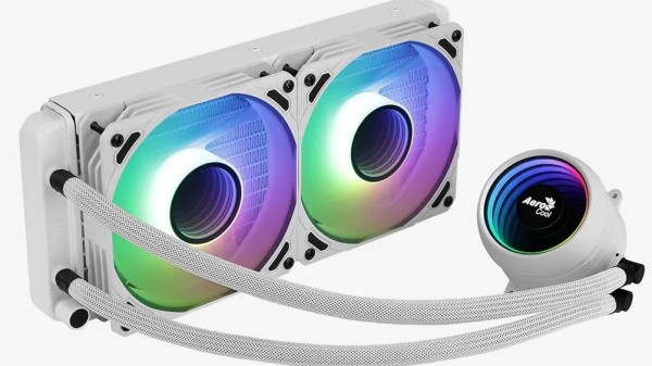 Комплект водяного охлаждения Aerocool Mirage L240WH (универсальный, 400W, 26.8 (макс) dB, 600-2000 rpm, 2x120мм, 4 pin, 