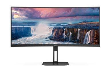 МОНИТОР 34" AOC CU34P2C Black с поворотом экрана (VA, изогнутый, 3440x1440, 100Hz, 1 ms, 178°/178°, 300 cd/m, 50M:1)