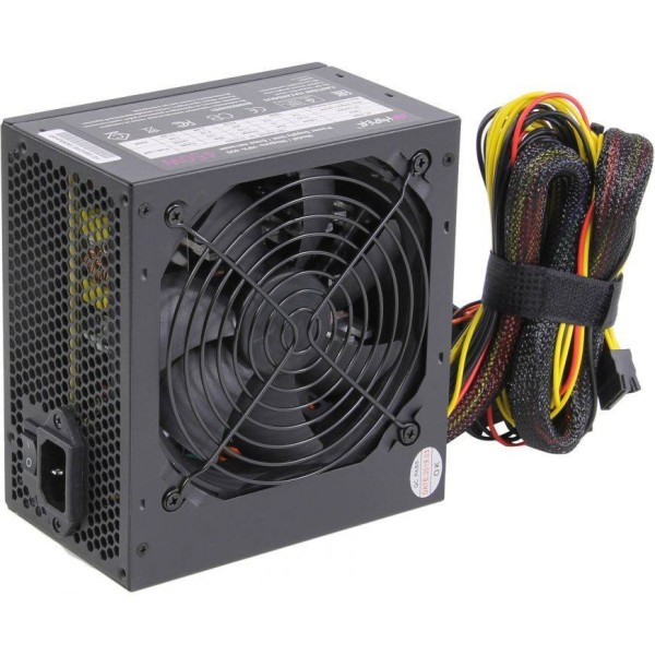 Блок питания HIPER HPA-450 <450W, (20+4+4+4) pin, (6+2) pin, 4xSATA, 2xMolex, 12 см, 80 Plus, кабель питания, Active PFC